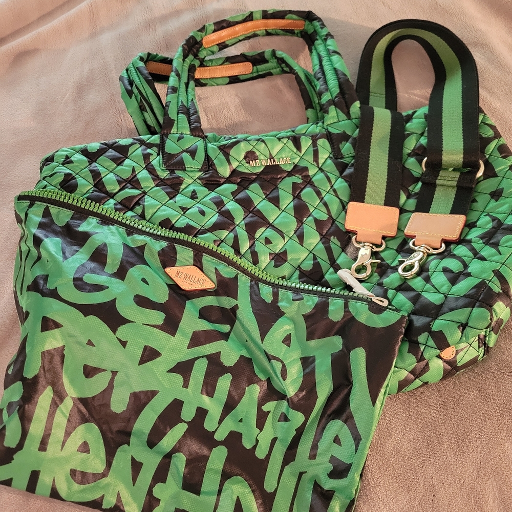 MZ Wallace Graffiti Medium Metro Tote Deluxe